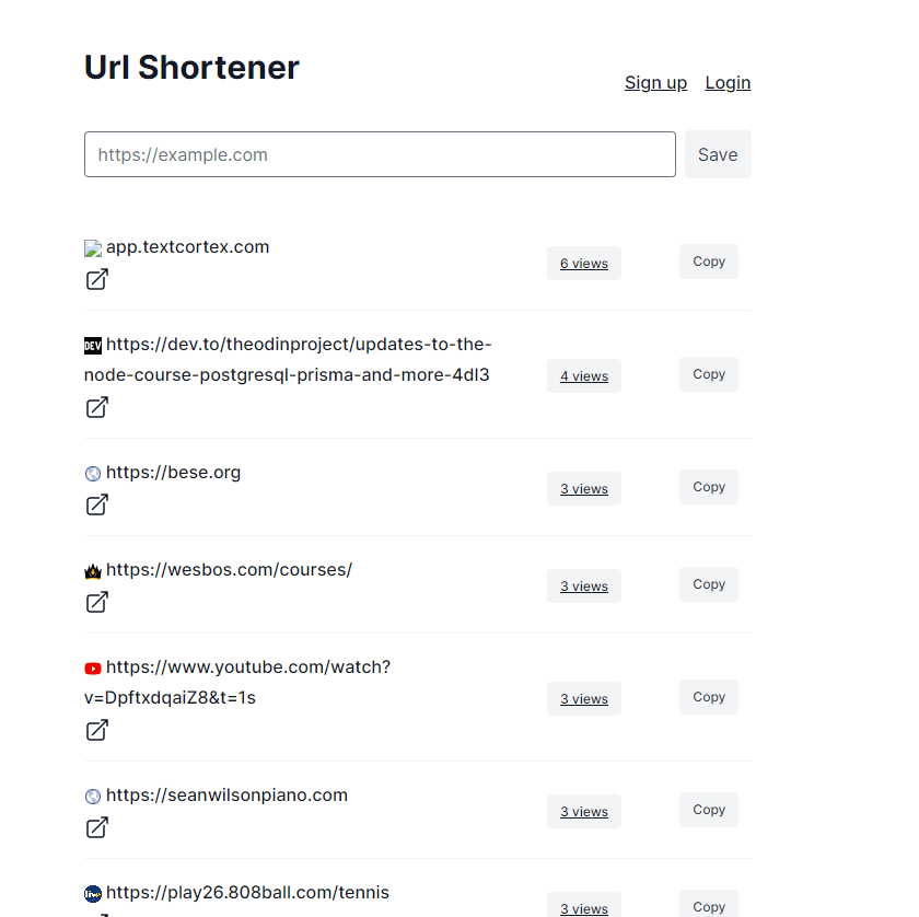 Url Shortener