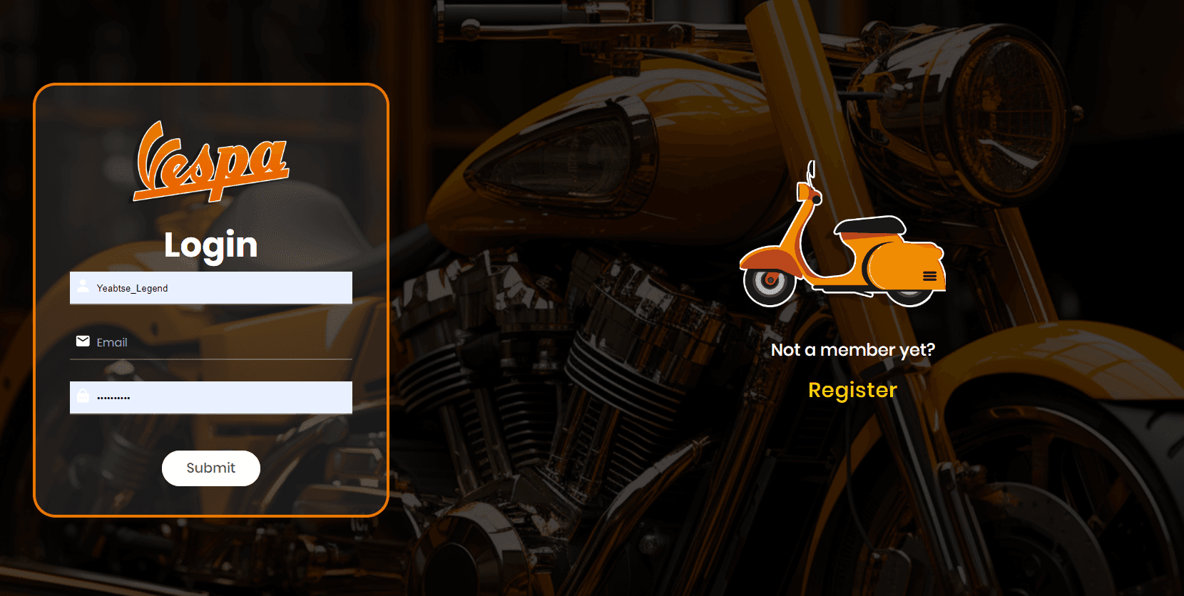 Motorcycle Rental Store